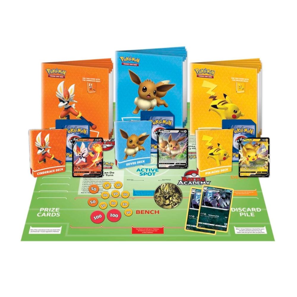 Pokémon Trading Card Game Battle Academy (Cinderace, Pikachu & Eevee)